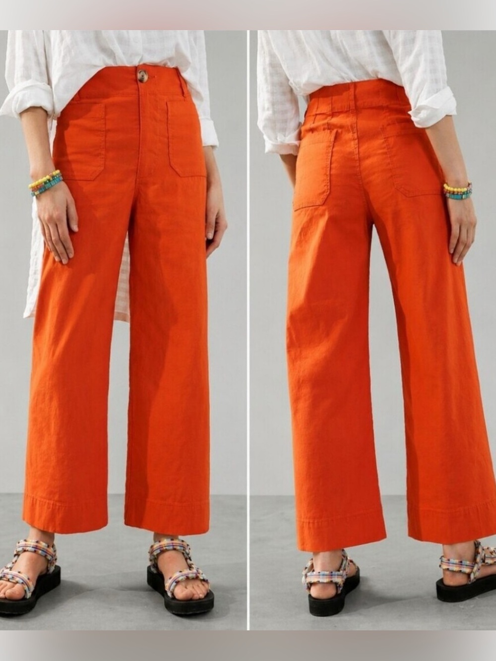 MAEVE by Anthropologie Orange Colette Pants